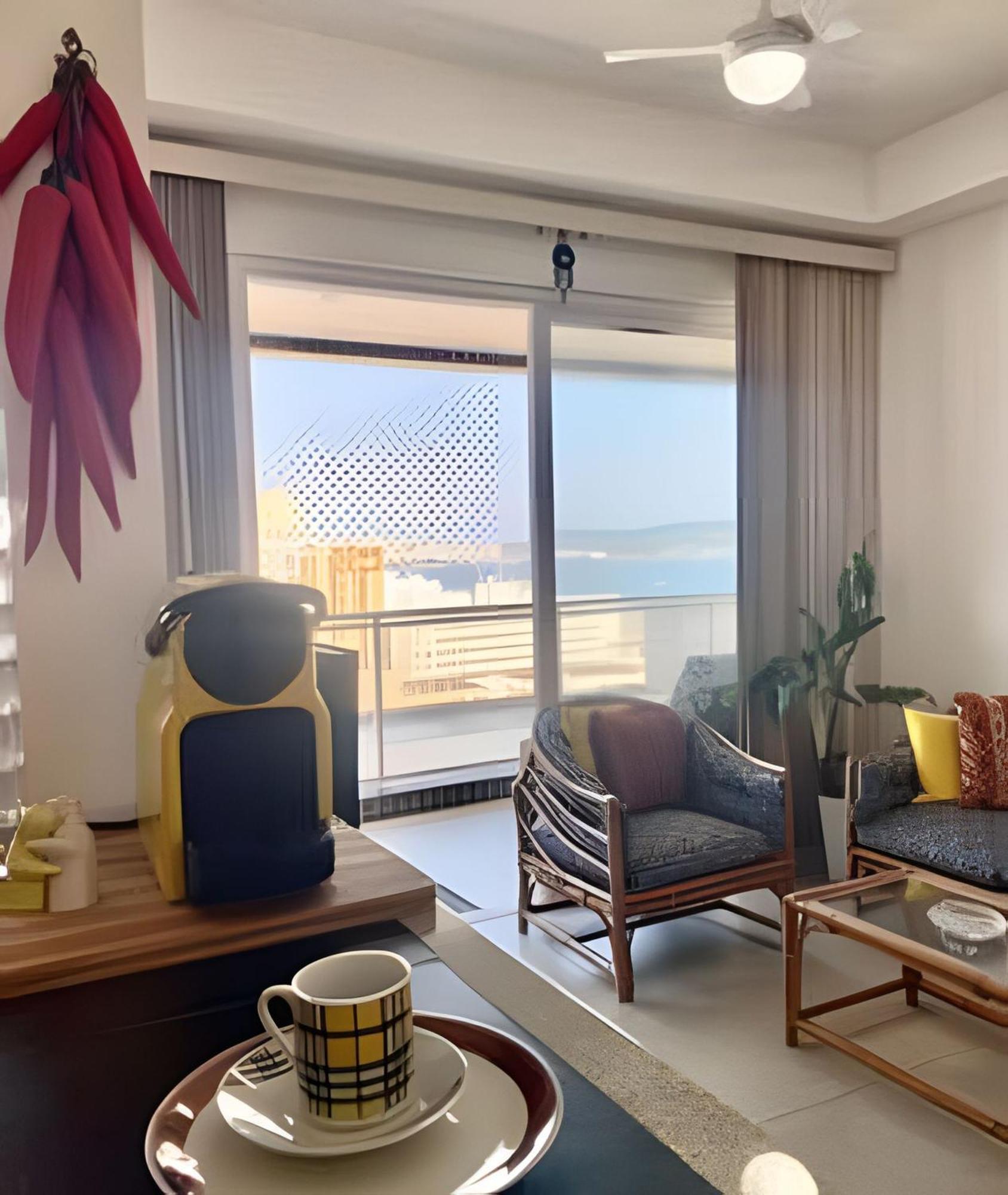 Brisa A Beira-mar: Desfrute Do No Gonzaga Apartamento